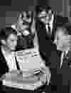 Bob Williams, left, Jill Fairbairn, Mike Wilton and Frank Wansborough discuss the program for Windsorâs Centennial Teen Week, July 23-29, 1967. (Windsor Star files)