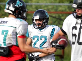 Essex Ravens running back Braeden Braccio, 22, rushed for over 300 yards as the Ravens dumped the Ottawa Myers Riders 63-22 in the OVFL title game.