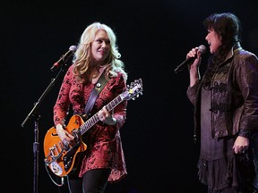 Nancy, left, and Ann Wilson of Heart perform with the legendary band at The Colosseum, Caesars Windsor, Thursday July 30, 2015. (NICK BRANCACCIO/The Windsor Star)