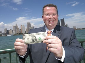 Gordon Orr, CEO of Tourism Windsor Essex Pelee Island, is pictured in downtown Windsor, Sunday, July 26, 2015.  Orr says tourists from the United States has increased due to the weakening of the Canadian dollar.