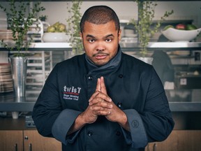 Celebrity chef and Chopped 
Canada judge Roger Mooking will be a host and judge at a new Sliced cooking competition at the Leamington Sunset Tomato Festival Aug. 15, 2015.