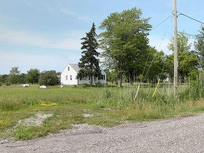 A property on County Road 42 west of Lauzon Parkway is up for expropriation by the City of Windsor.  The property is near the Windsor Airport property.   (JASON KRYK/The Windsor Star)