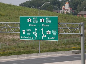 The Herb Gray Parkway near Howard Avenue and Hwy 401 and Hwy 3 in Tecumseh, Ont. on June 26, 2015. (JASON KRYK/The Windsor Star)