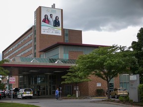 The new mega-hospital plan calls for redevelopment at Windsor Regional Hospital’s campuses on Ouellette Avenue and Tecumseh Road, shown, along with the erection of a four-storey, stand-alone emergency department on the former Grace Hospital site. (DAX MELMER/The Windsor Star)