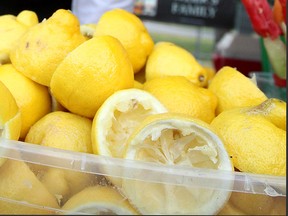 Fresh lemons for a cool lemonade. (Windsor Star files)