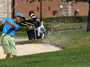 Nicholas Tanovich takes part in the Southland Junior Golf Tour at Beach Grove Golf & Country Club in Tecumseh Monday, July 27, 2015.                         (TYLER BROWNBRIDGE/The Windsor Star)