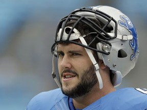 Travis Swanson is the new centre with the Detroit Lions. (AP photo)
