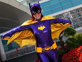 Bat Girl Lisa Murray flies into Caesars Windsor for an appearance at Windsor ComiCon Friday August 14, 2015. Crowds approaching 5,000 are expected as various guests make the rounds over the weekend at Caesars Windsor. (NICK BRANCACCIO/The Windsor Star)