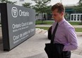 Former Windsor Spitfires player Ben Johnson arrives at Ontario Court of Justice Thursday, Aug. 27, 2015.  Johnson, 21, is charged with one count of sexual assault.  (NICK BRANCACCIO/The Windsor Star)