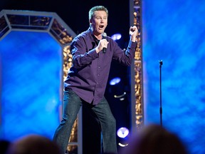 Stand-up comedian Brian Regan is shown in a scene from his 2008 special Epitome of Hyperbole. (Comedy Central)