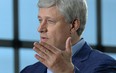 Conservative Leader Stephen Harper takes part in a campaign stop in Hay River, Northwest Territories, on Friday, August 14, 2015. THE CANADIAN PRESS/Sean Kilpatrick