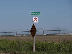 WINDSOR, ONTARIO - JULY 15, 2015 - Windsor Airport is seen near the site of the new mega hospital to be built on County Rd. 42 at the Ninth Concession in Windsor, Ont.  (JASON KRYK/The Windsor Star)