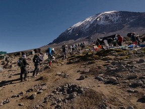 An image from KiliKlimb 2015, a documentary about an attempt by a group of Windsorites to climb Mount Kilimanjaro in Tanzania, Africa. (Handout / The Windsor Star)