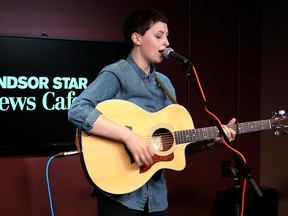 Róisín Tuohy performing at the Windsor Star News Cafe on Friday, Aug. 7, 2015.