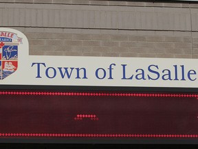 Town of LaSalle sign.