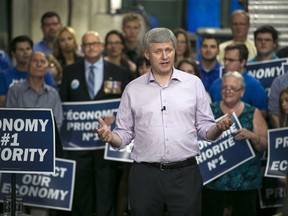 Prime Minister Stephen Harper, who visited Windsor on Sunday, Sept. 20, 2015, is right that Canada must have access to global trade, but it won't do much good if we can't reasonably compete, writes columnist Anne Jarvis. (DAX MELMER/The Windsor Star)