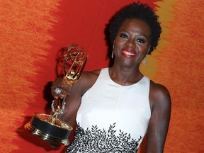 Viola Davis at the 2015 HBO Primetime Emmy Awards After Party at Pacific Design Center on Sunday, Sept. 20, 2015, in West Hollywood, Calif. (Rich Fury/Invision/AP)