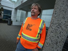 Electrician Ken Gelinas is photographed outside of Caesars Windsor were he has been working on Friday, September 11, 2015. Gelinas has returned to Windsor from Alberta where he had been working. (TYLER BROWNBRIDGE/The Windsor Star)