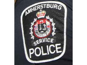 Amherstburg Police arm badge. (NICK BRANCACCIO/The Windsor Star)