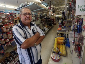 Elphy Chapieski is the 81-year-old owner of Canada Salvage on Ottawa Street in Windsor on Wednesday, Sept. 16, 2015. (TYLER BROWNBRIDGE/The Windsor Star)
