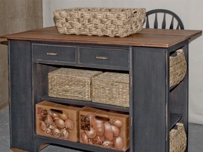 This kitchen island was a buffet before its transformation, using Cottage Paint.
- Courtesy www.cottagepaint.com