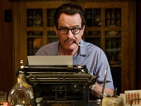 Bryan Cranston as screenwriter Dalton Trumbo in a scene from the film, Trumbo, directed by Jay Roach.  (Courtesy of TIFF)