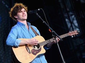 Singer-songwriter Vance Joy performs in East Rutherford, New Jersey, on July 10, 2015, as part of Taylor Swift's world tour. (Larry Busacca / Getty Images)