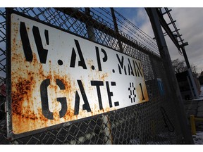 A sign for gate #1 at the Windsor Assembly Plant is pictured Friday, Jan. 16, 2015.