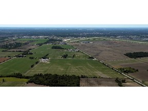 The proposed site for the new Windsor mega hospital at the corner of County Road 42 and the 9th concession is seen in Windsor on July 15, 2015.                         (TYLER BROWNBRIDGE/The Windsor Star)