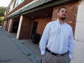 Urban planner TJ Auer is photographed along Drouillard Road in Windsor on Wednesday, Sept. 30, 2015. Auer is taking part in the Open Data Windsor Essex project.