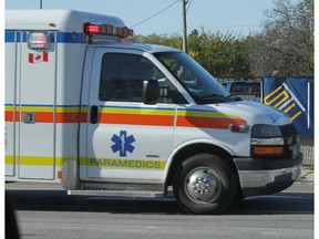 A Windsor-Essex ambulance.