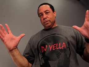 DJ Yella of pioneering gangsta rap group N.W.A. in The Windsor Star's studio on Sept. 3, 2015. (Nick Brancaccio / The Windsor Star)