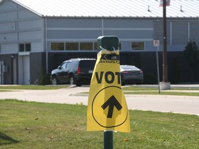 LaSalle's Riverdance Community Centre, 1 Laurier Dr., where some voters had issues locating the polling station Monday, Oct. 19, 2015.  The building has no exterior sign.