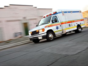 An Essex-Windsor Emergency Medical Services ambulance is pictured in this file photo.