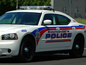 A Chatham-Kent police cruiser is seen in this file photo.