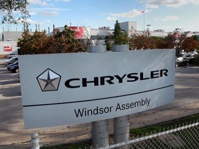 Chrysler's Windsor Assembly Plant is shown in August 2014.