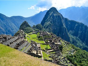 The ruins of Machu Picchu seen from above. - Kate Soper photo: Special to Windsor Star