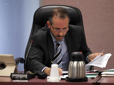 Bill Marra participates in the auditor general report debate during a council meeting at city hall in Windsor on Thursday, October 29, 2015.