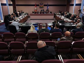 Windsor city council is pictured in this October 2015 file photo.
