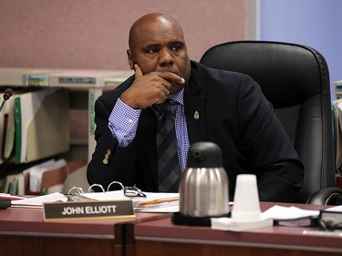 John Elliott participates in the auditor general report debate during a council meeting at city hall in Windsor on Thursday, October 29, 2015.