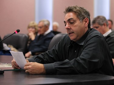 Mark Boscariol participates in the auditor general report debate during a council meeting at city hall in Windsor on Thursday, October 29, 2015.