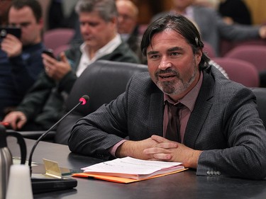 Kieran McKenzie participates in the auditor general report debate during a council meeting at city hall in Windsor on Thursday, October 29, 2015.