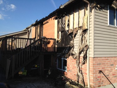 A fire at 2172 Curry Avenue caused $310K in damages on Sunday, Oct. 19, 2015. (Nick Brancaccio/The Windsor Star)