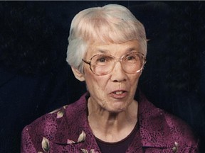 Eileen Hodgins of Essex was involved with the Girl Guides of Canada for more than 50 years. She is shown in this undated photo.