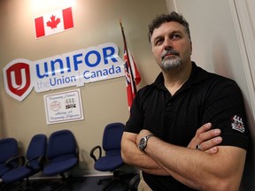 Unifor Local 444 president Dino Chiodo is photographed on Oct. 26, 2015.