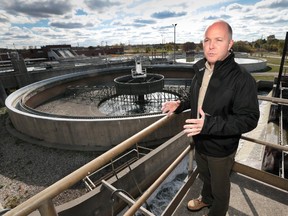 Chris Manzon, the city's senior manager of pollution control is shown at the Lou Romano Water Reclamation Plant on Friday, Oct. 23, 2015. The city is proposing spending almost $7 million for equipment to better remove grit from sewage discharge into the Detroit River.