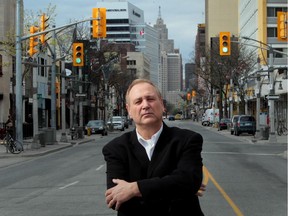 WINDSOR, ONTARIO - March 28, 2012 --  Larry Horwitz,  chairman of the Downtown Windsor BIA stands in downtown Windsor, Ontario on March 28, 2012.   (SEE STORY ON BROTHELS) (JASON KRYK/ The Windsor Star)