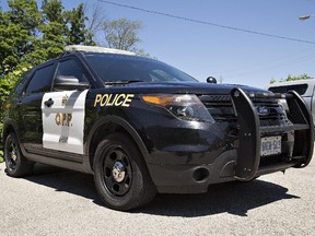 An Ontario Provincial Police vehicle is shown in this file photo.