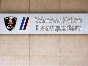 The Windsor police headquarters is pictured in this file photo.