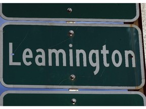 Leamington town sign.